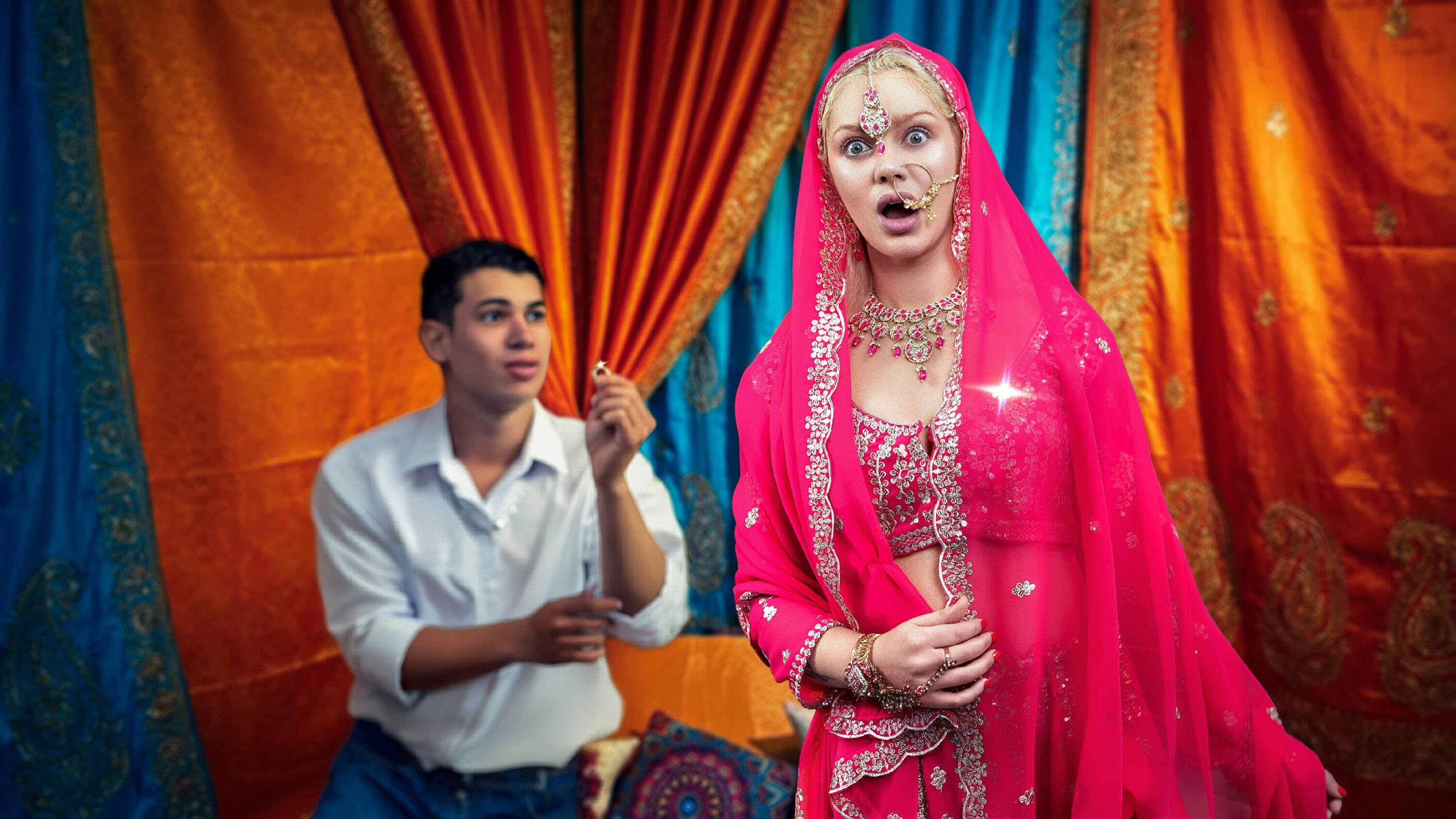 Latina Hindu Learns The "Incasutra" Method (Vivian Lola Debut)