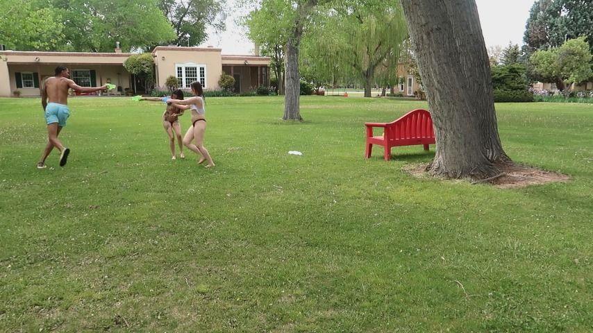 Watergames With Two Sexy Ladies