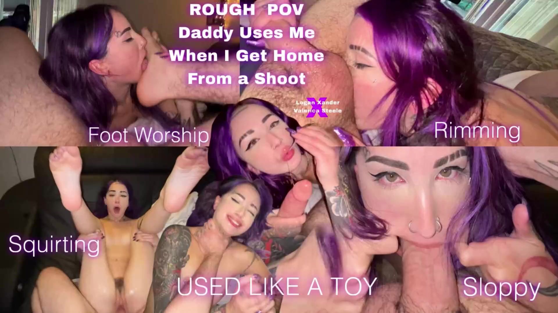 Rough POV - Daddy Uses Me When I Get Home From A Shoot